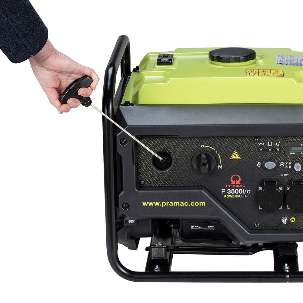 Pramac P3500i/o + HUK 3300W Single Phase Petrol Inverter Generator