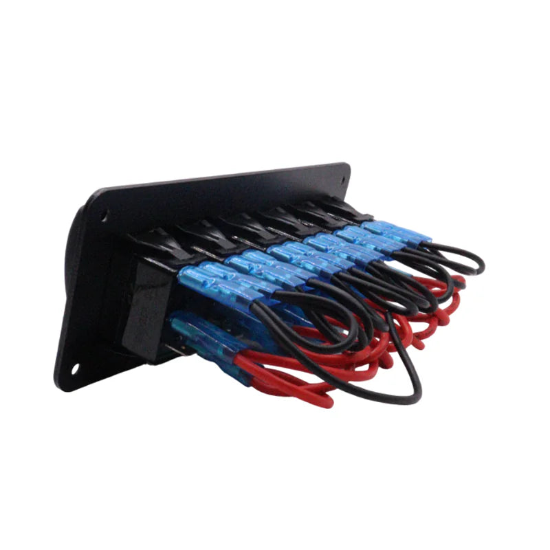 Exotronic 12/24V 6x LED Rocker Marine Switch Panel
