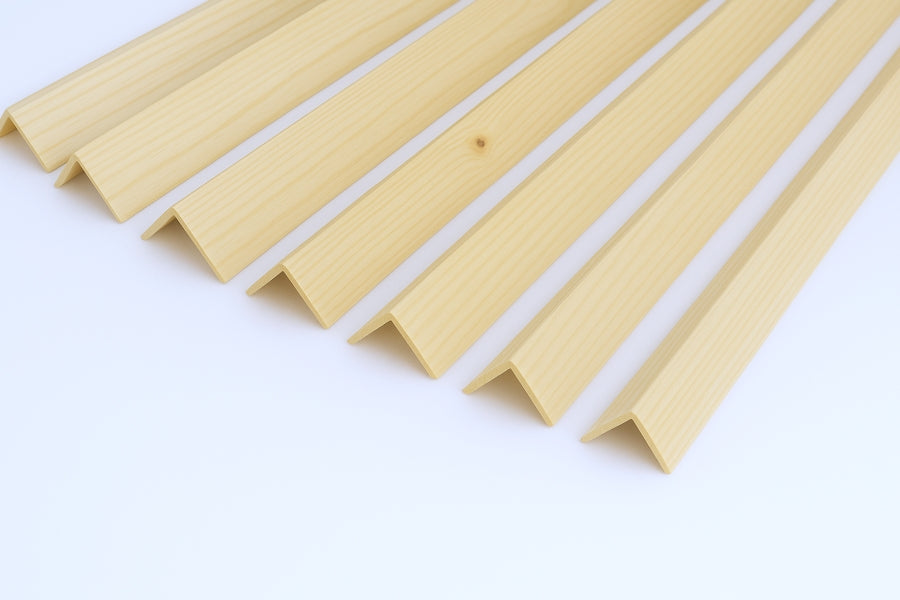 Pine Wood Corner Angle Trim 90° x 1 M & 2.4 M Length Internal External Edge Moulding