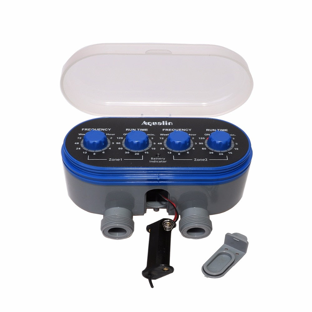 Irrigation System Timer - Manual Dial / Twin Outlet