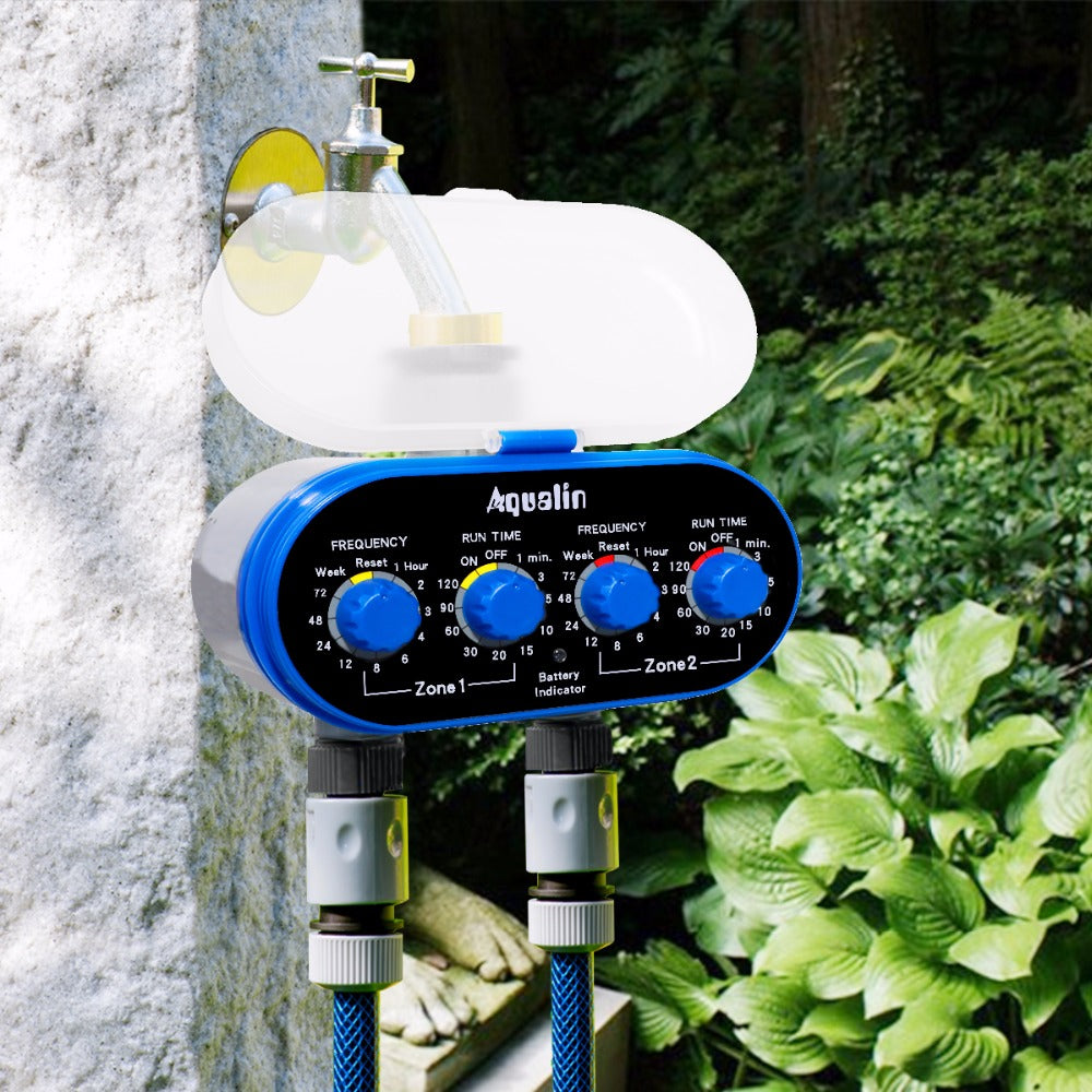 Irrigation System Timer - Manual Dial / Twin Outlet