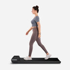 WalkingPad A1 Pro treadmill used for walking at a desk