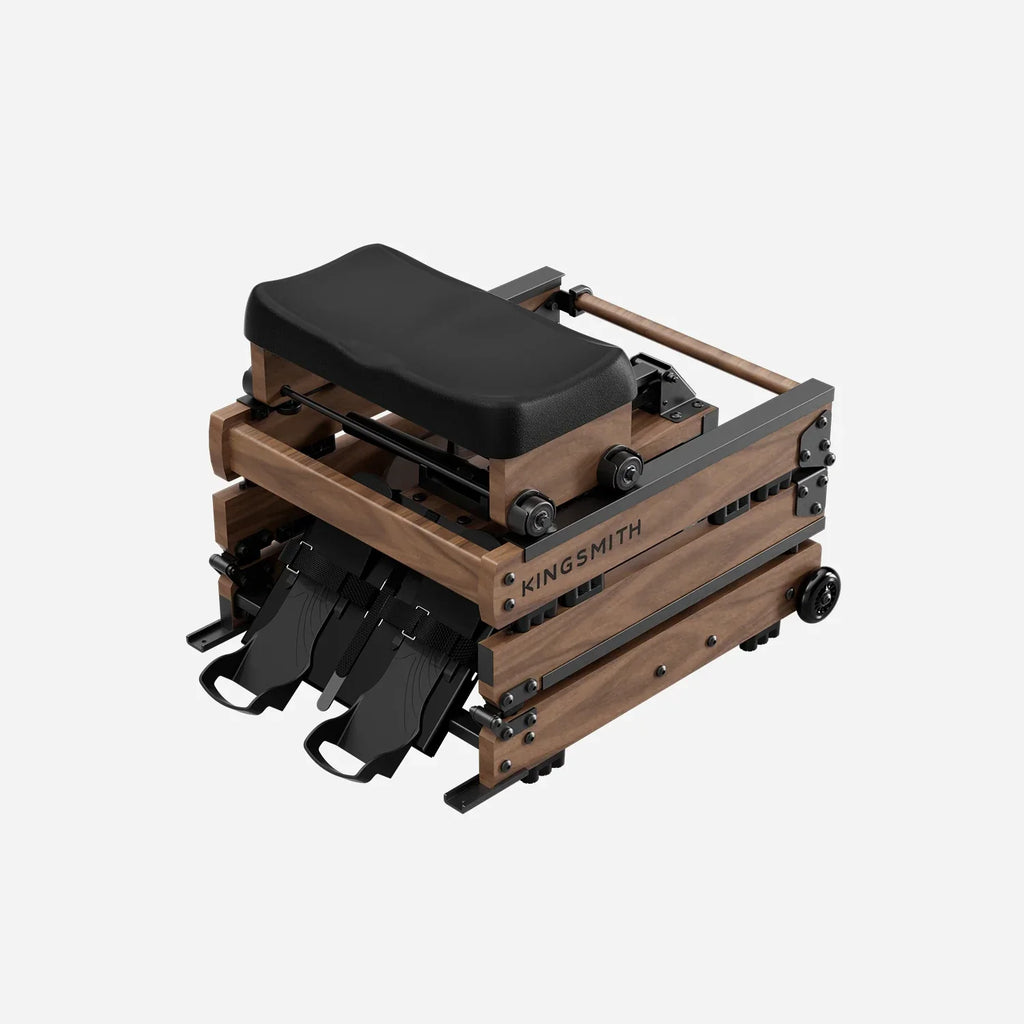 KingSmith WR3L rowing machine folded flat for storage