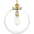 Open Box - Progress Lighting P5328-137 Penn Single Light 12" Pendant with Clear Shade