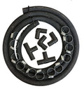 25mm Catch Can Hose Kit – Oil Resistant Reinforced Hose & Fittings (Black, 3.3m)