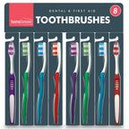 Toothbrushes | Soft Bristle Manual Dental Care Pack | 8 Pack