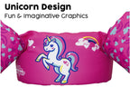 Kids Inflatable Swim Vest with Armbands – Unicorn
