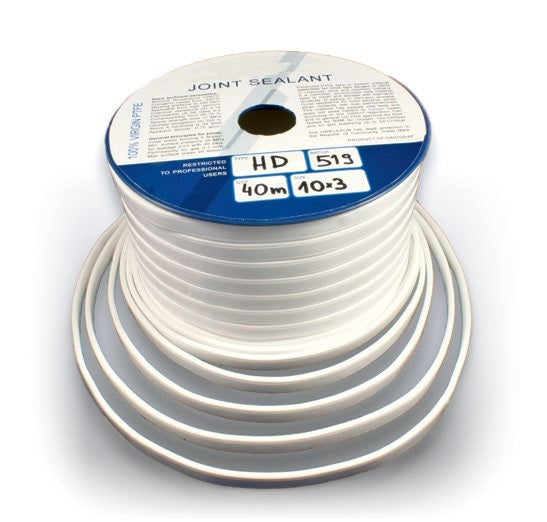 Expanded PTFE Sealing Tape – Self-Adhesive Gasket Tape (High Temp, Chemical Resistant)