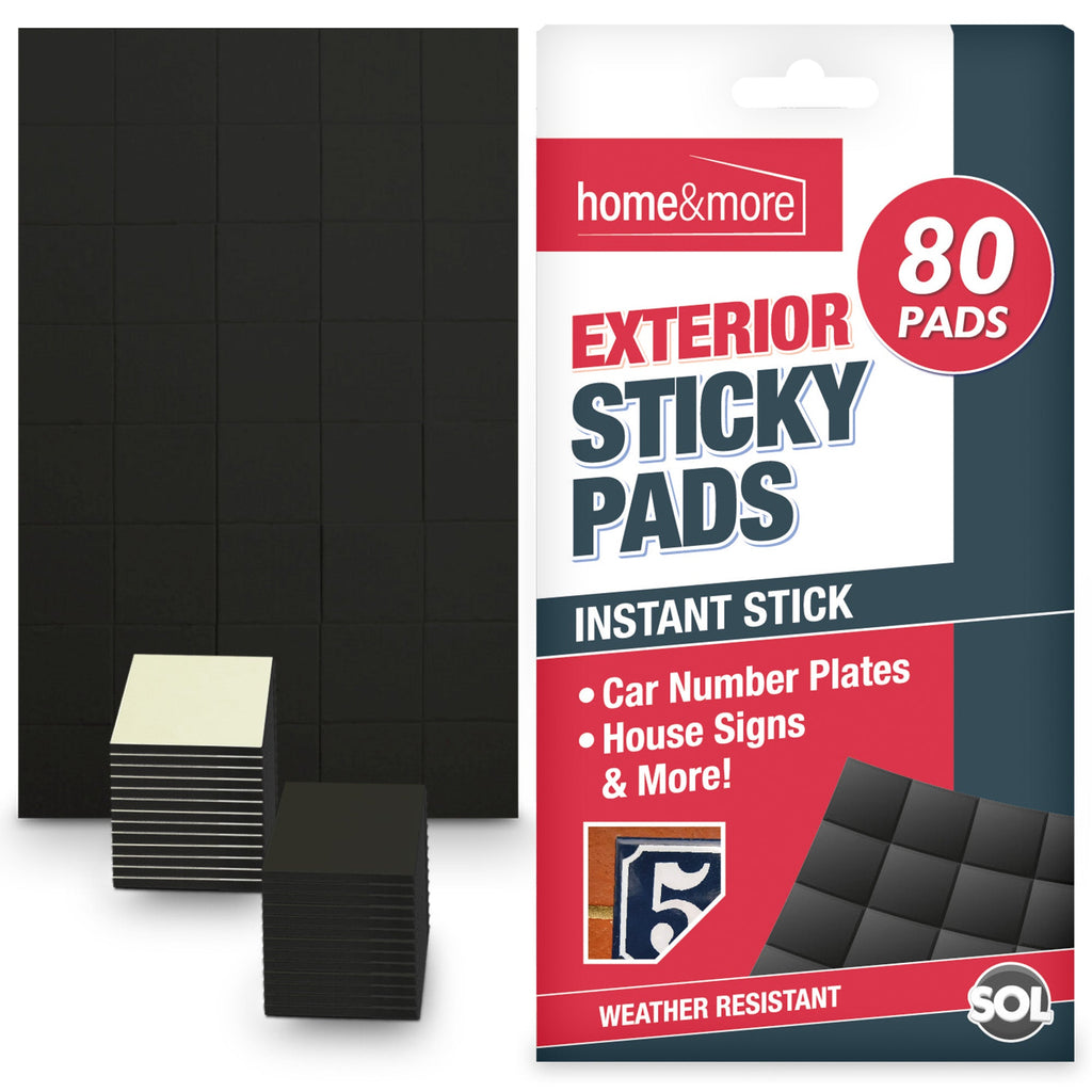 80-320pk Exterior Sticky Pads | Double Sided Self Adhesive Foam Squares