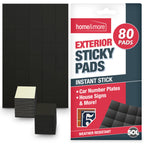 80-320pk Exterior Sticky Pads | Double Sided Self Adhesive Foam Squares
