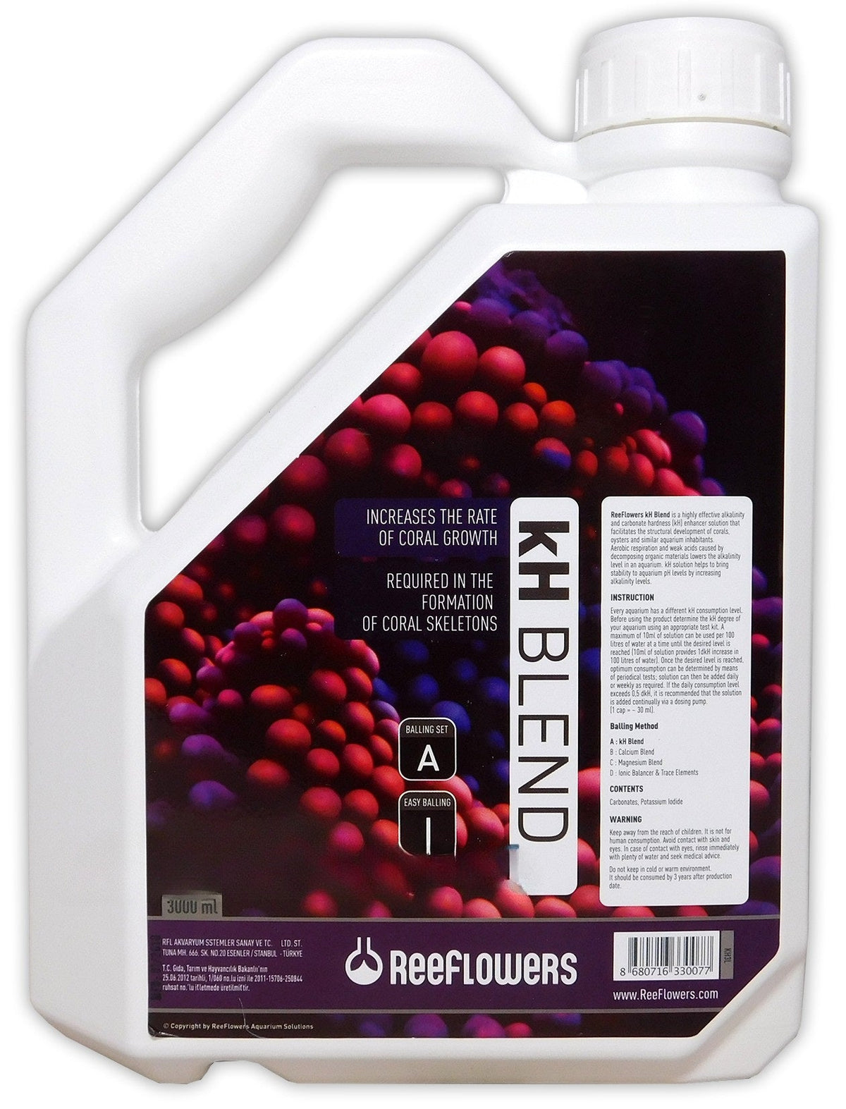 Reeflowers KH Blend Coral Growth Suppliment