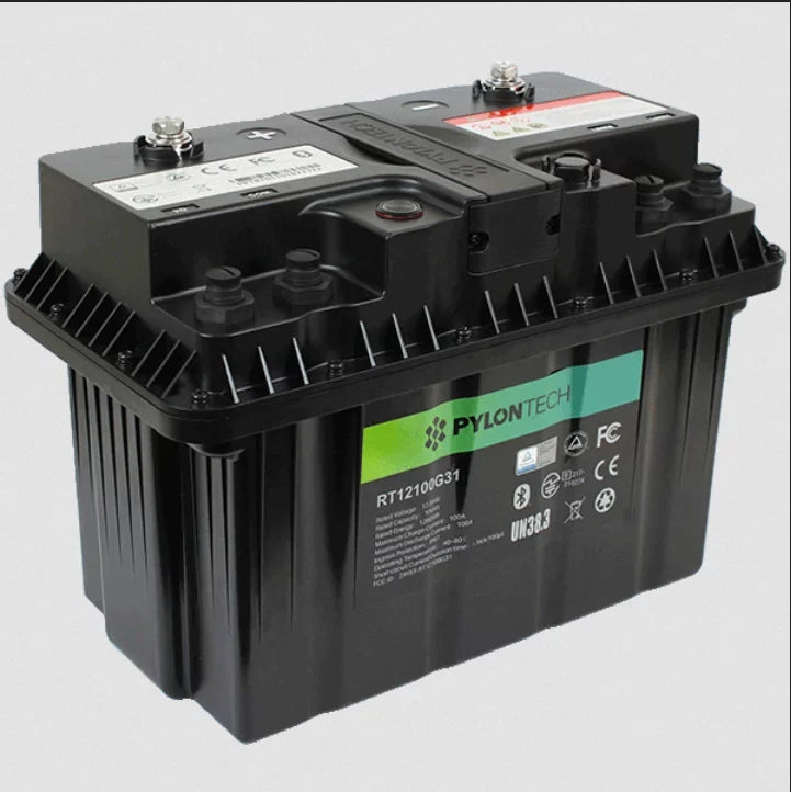 PYLONTECH RT12100G31 1.2-19.2kWh 12V Solar Battery System