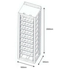 Pylontech Black Indoor Open Cabinet Rack