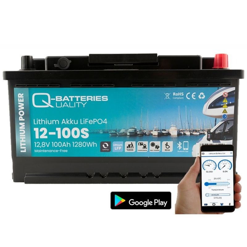 Q-Batteries Lithium Akku 12-120 12V LiFePO4 battery