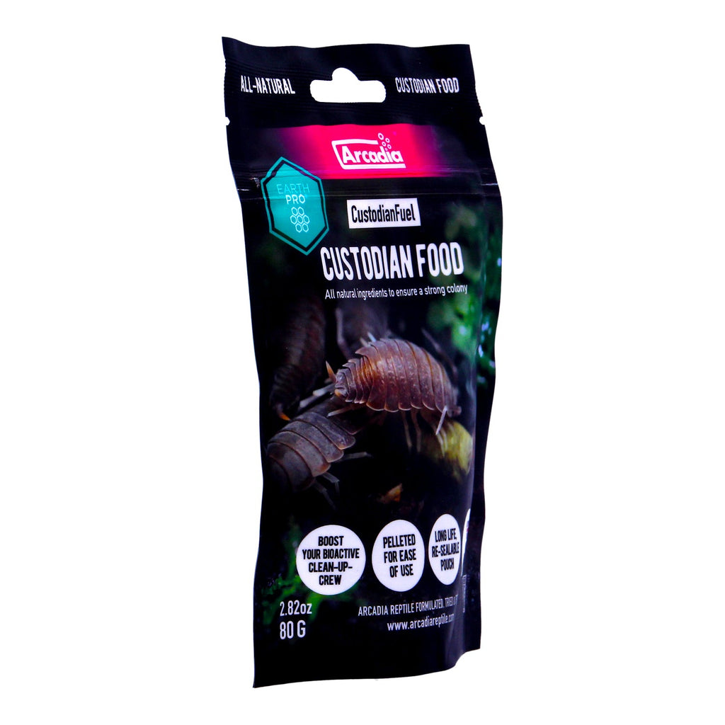 Arcadia EarthPro Custodian Fuel 80g Springtail & Isopod Food