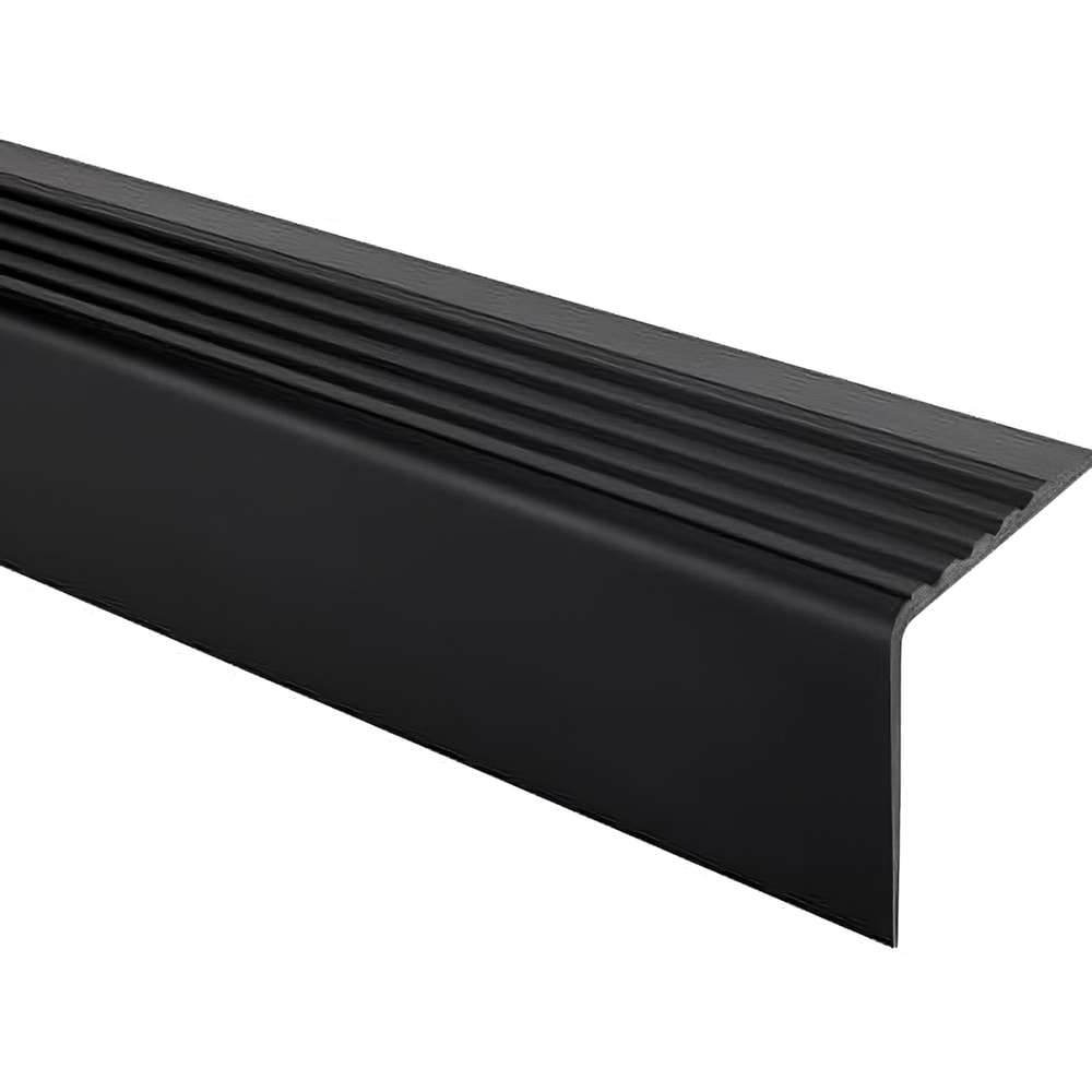 50x42mm PVC Flexible Stair Nosing 730-RGP - Cayrus World of Finishing #color_black