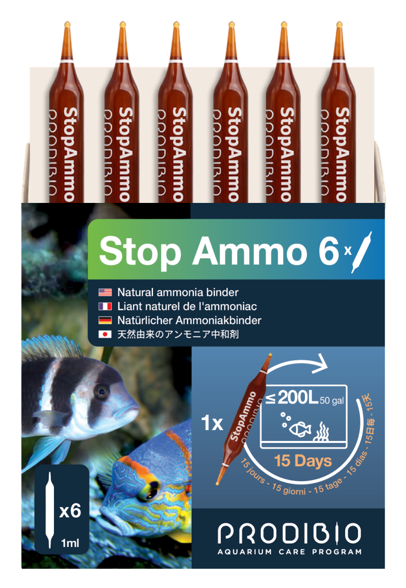 Prodibio Stop Ammo, Aquarium Ammonia Treatment