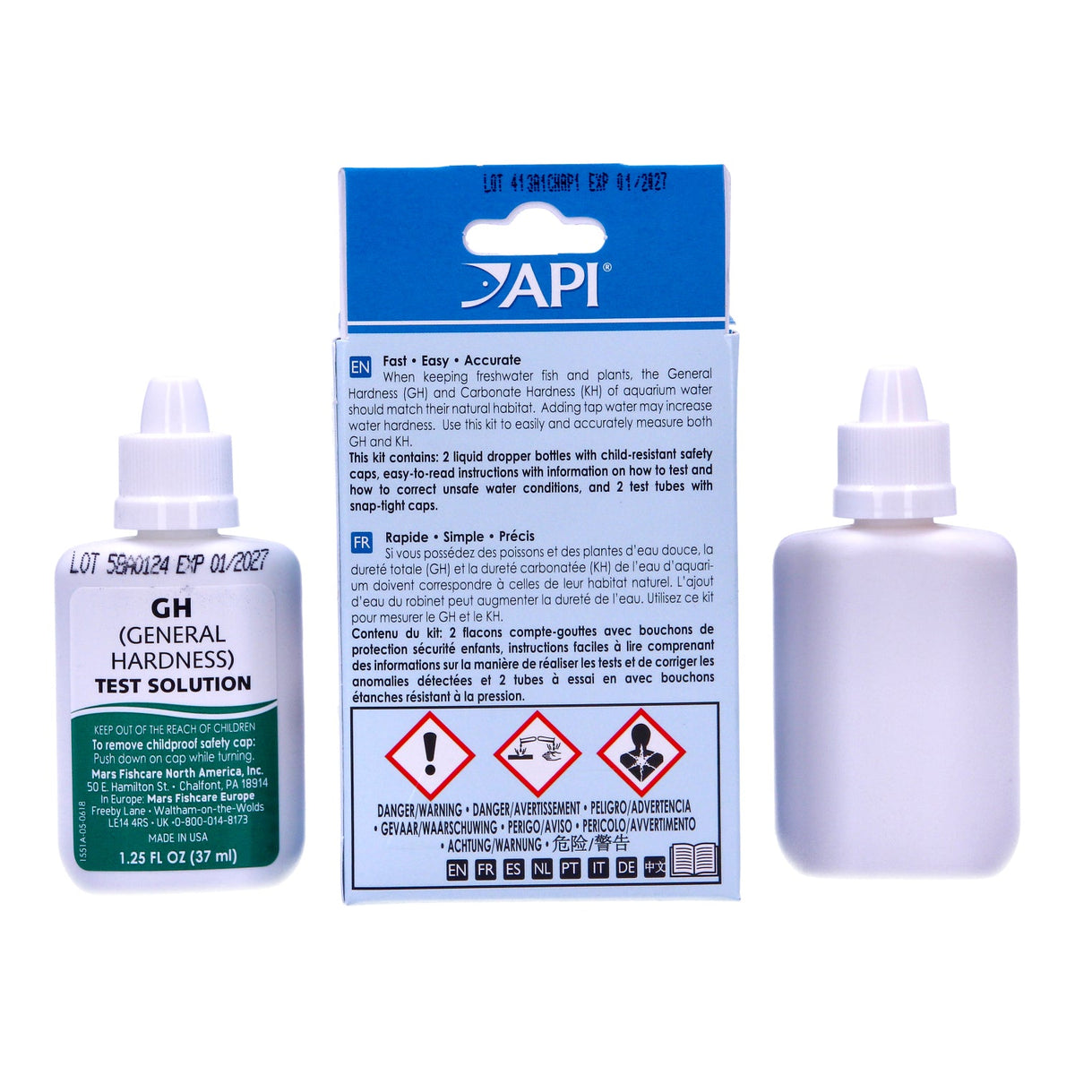 API GH & KH Hardness Test Kit for Freshwater & Tap Water