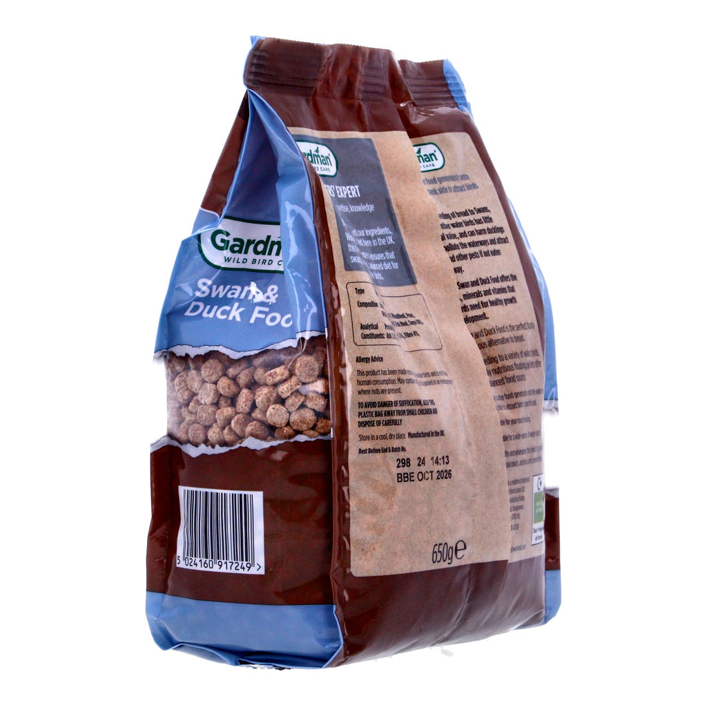 Gardman Swan & Duck Feed 650g - Nutrient-Rich Waterbird Food