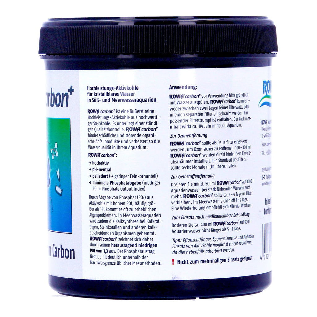 Rowa Carbon 500ml Activated Carbon for Aquariums