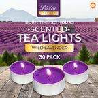 Scented Tea Light Candles | 4 Hour Burn Fragrance | 15-30 Pack