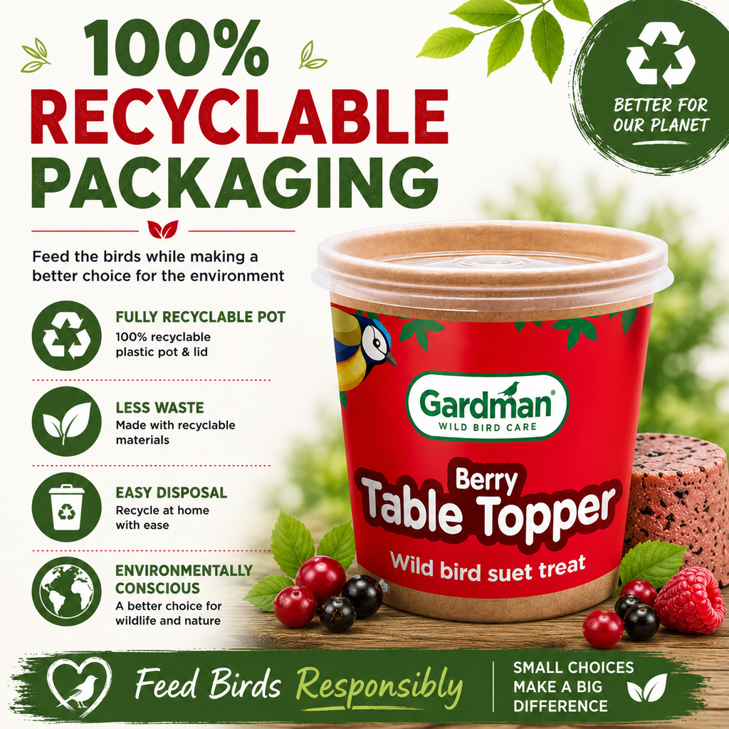 Gardman Table Toppers Berry High Energy Wild Bird Treats Food