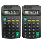 Mini Pocket Calculator | 8 Digit Display for Home, Office, School | 2 pack