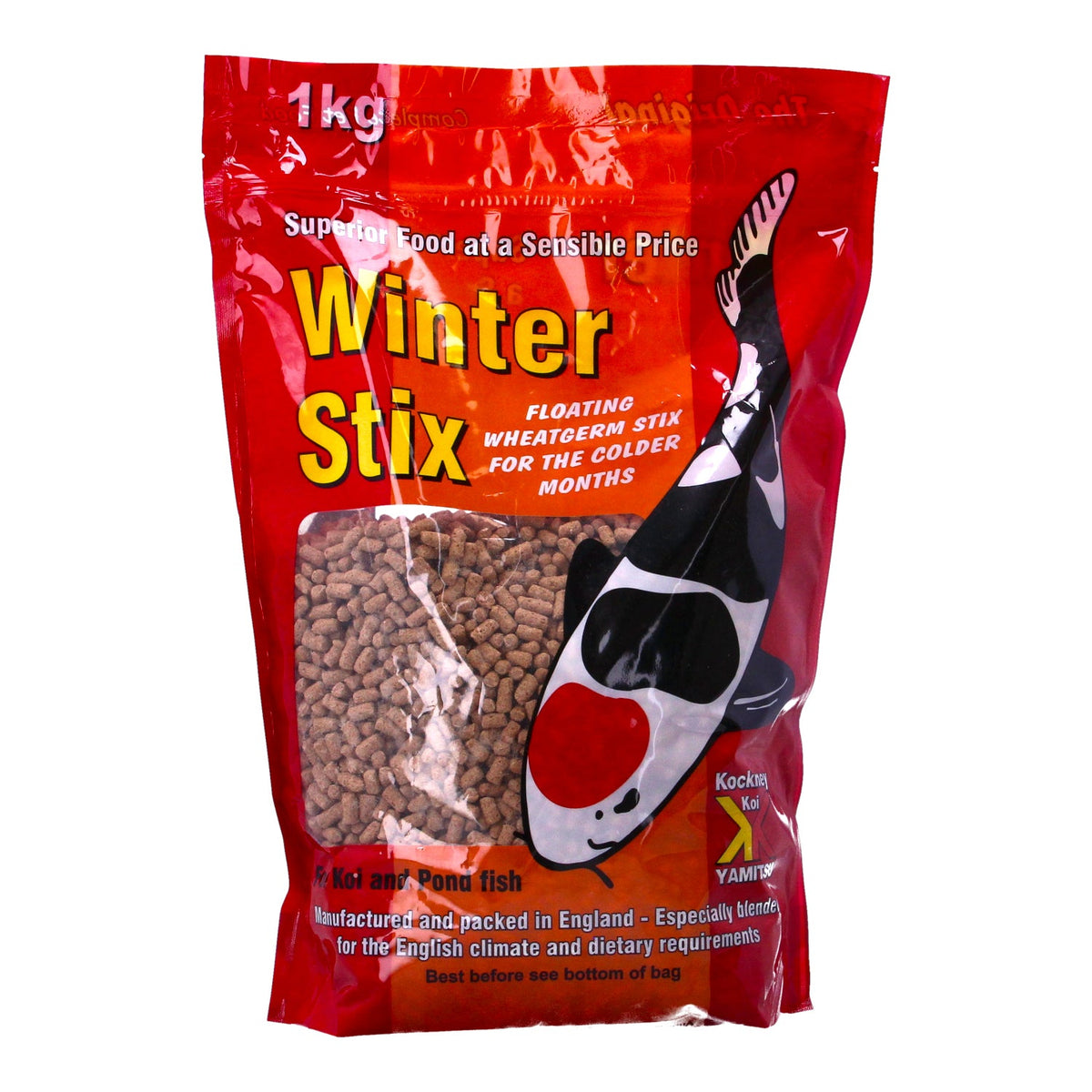 KK Winter Stix Wheatgerm 1kg for Cold-Weather Koi Feeding