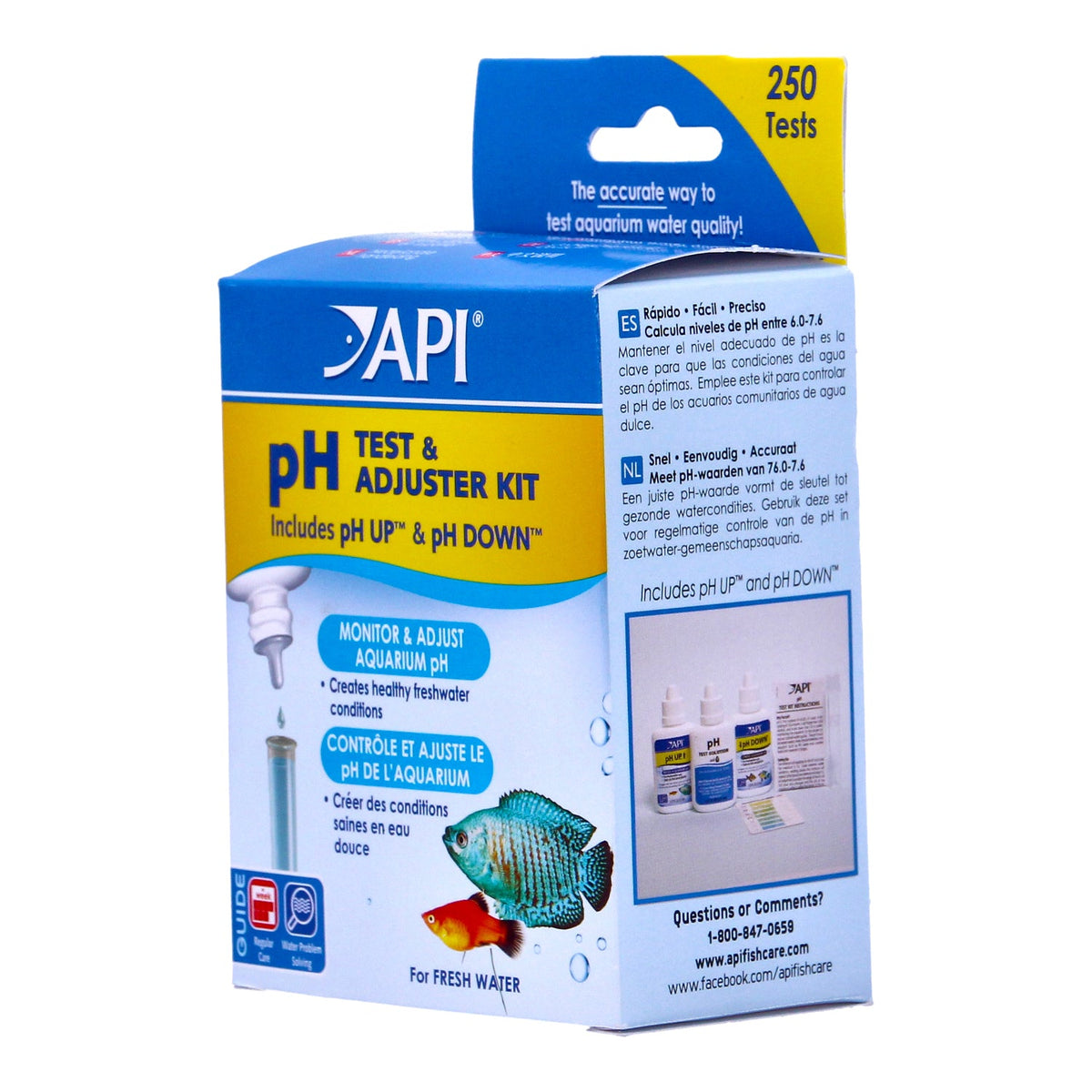 API Freshwater Aquarium pH Test & Adjuster Kit