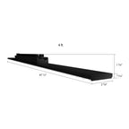 RAB TKBEAM4B 4ft Linear Track Head, H-Type, Black, Selectable CCT, 8190 Lumens, 90° Optics