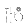 RAB Track Suspension Wire Cable Kit, H-Type, White