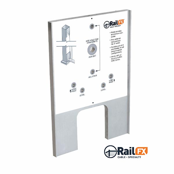 RailFX Oasis Picket Rail Post Template