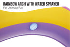 Rainbows 'n' Rays Inflatable Paddling Pool with Play Centre