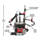 Atlas PTC500 Center Post Tire Changer with Assist Arms