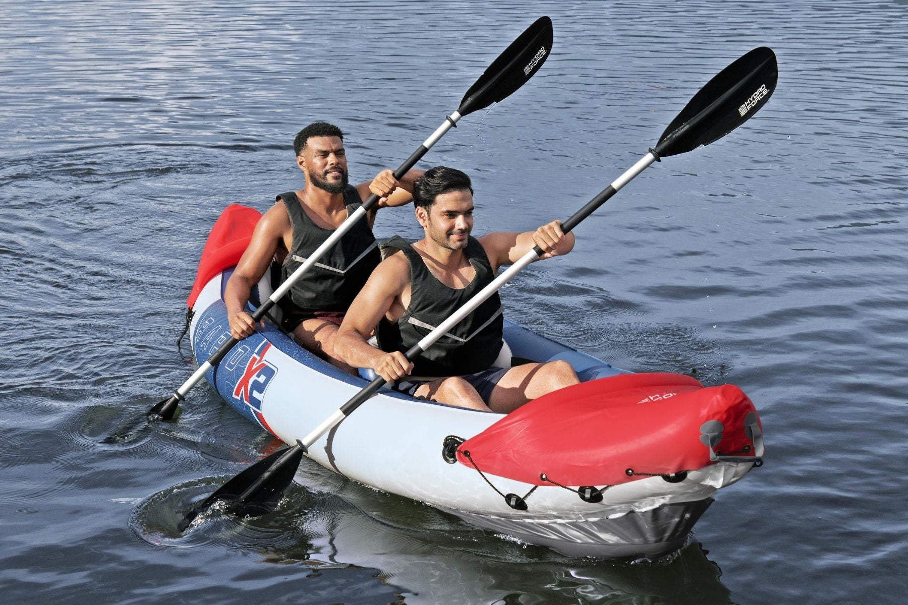 Hydro-force 2 Person Inflatable Kayak Set - Rapid X2