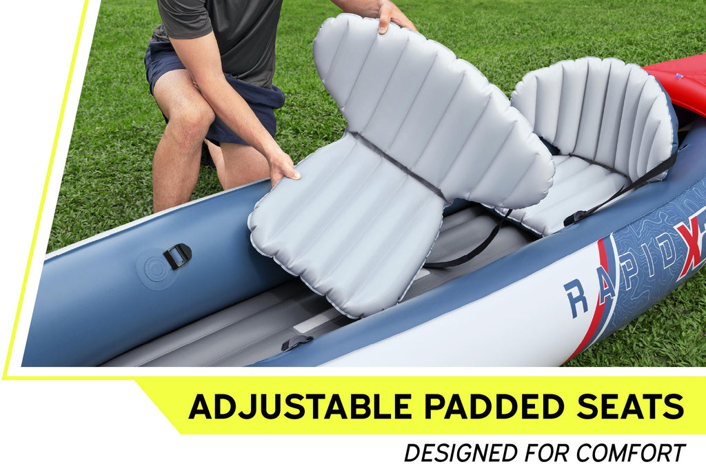Hydro-force 2 Person Inflatable Kayak Set - Rapid X2