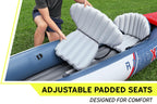 Hydro-force 2 Person Inflatable Kayak Set - Rapid X2