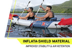 Hydro-force 2 Person Inflatable Kayak Set - Rapid X2