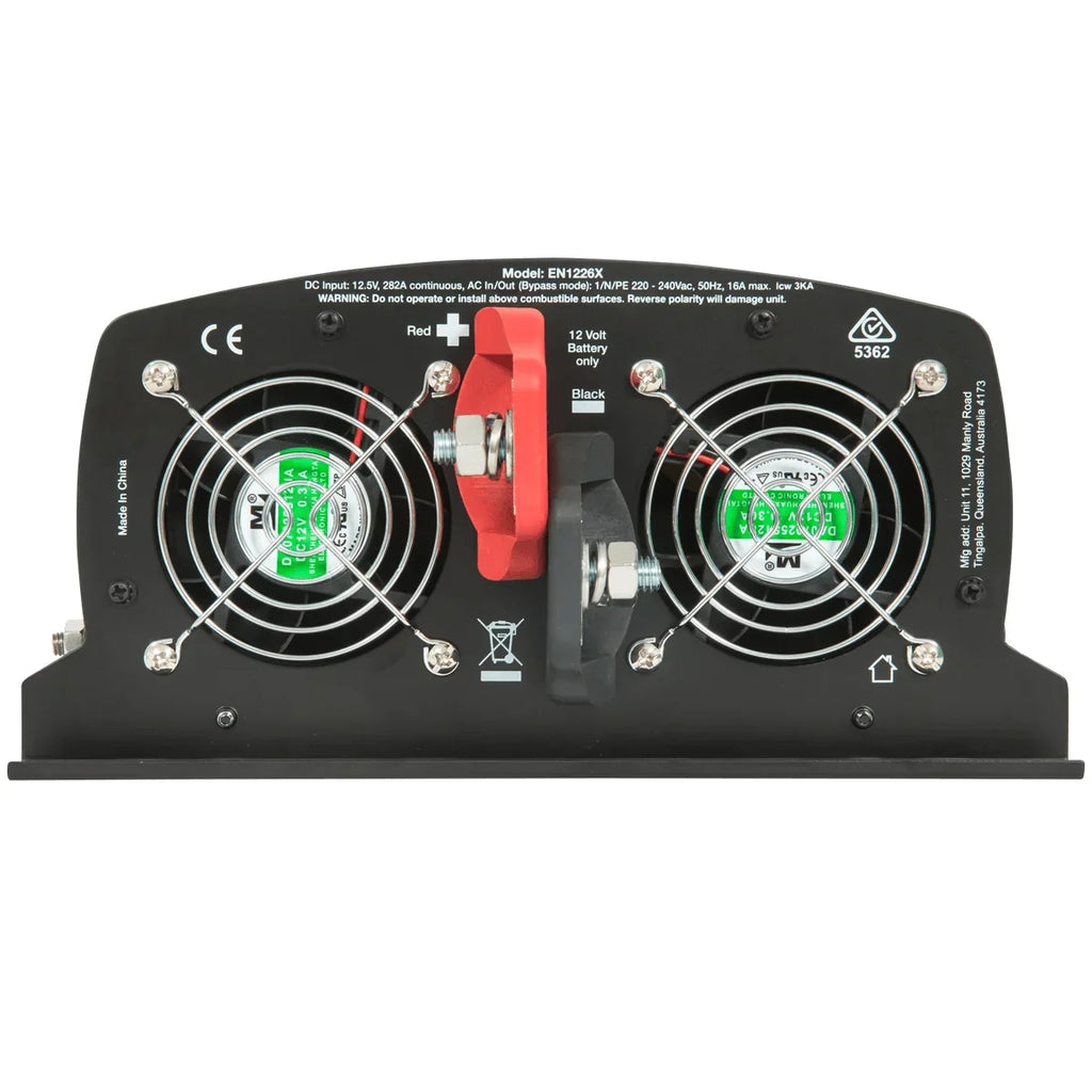 Enerdrive 12V 2600W ePower Pure Sine Wave Inverter w/ RCD & AC Transfer Switch