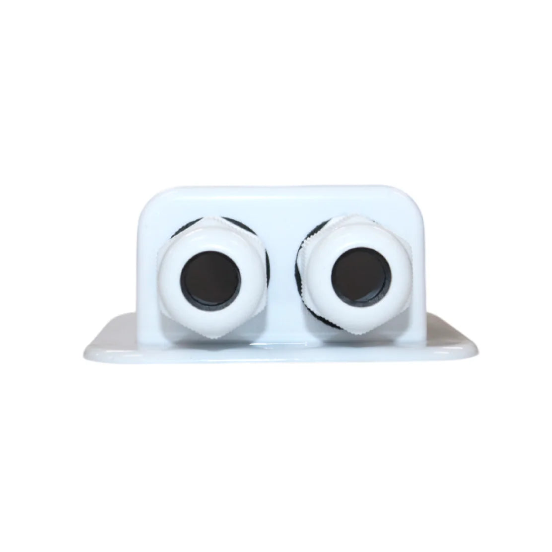 Exotronic 2 Gland White Cable Entry Cover (Lightweight ABS)