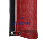 Red 10 oz. Heavy Duty Vinyl Coated Mesh Tarp by ShadeMax®