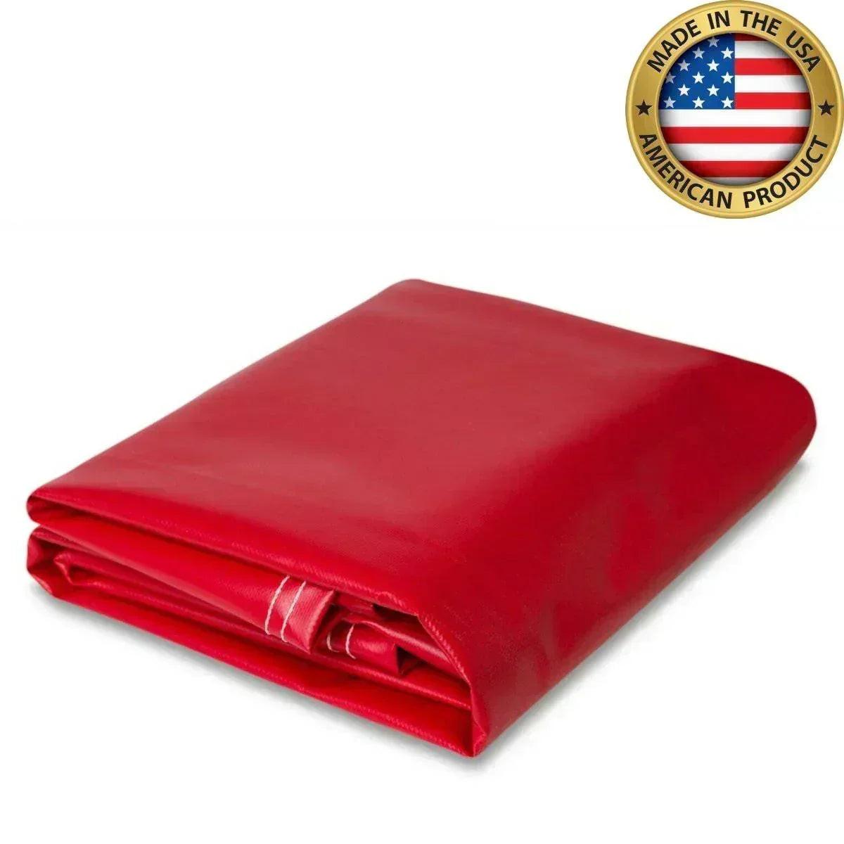 18 oz. Super Vinyl Tarp - Red - 10' x 12'