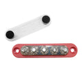Exotronic 150A Red 5x M6 Stud Busbar with Cover