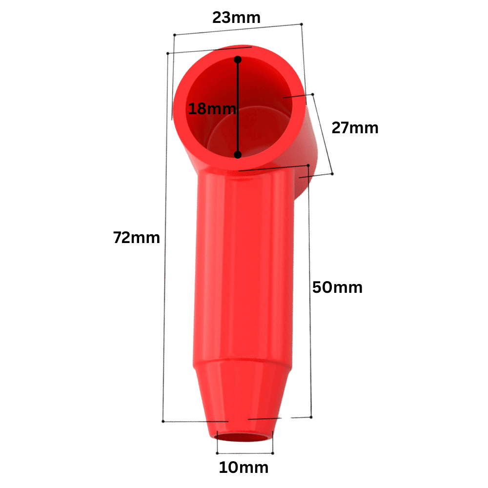 Exotronic Cable Insulated Covers to suit 16-50mm² | Red and Black Pair