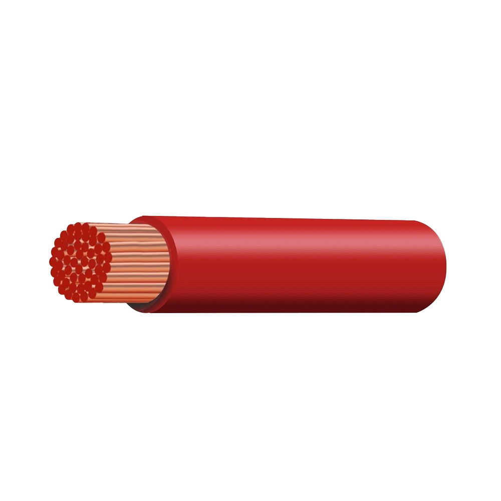 100m Roll of 3B&S (26mm²) Red Single Core Automotive Cable