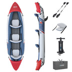 Hydro-Force 3 Person Inflatable Kayak Set - Rapid X3