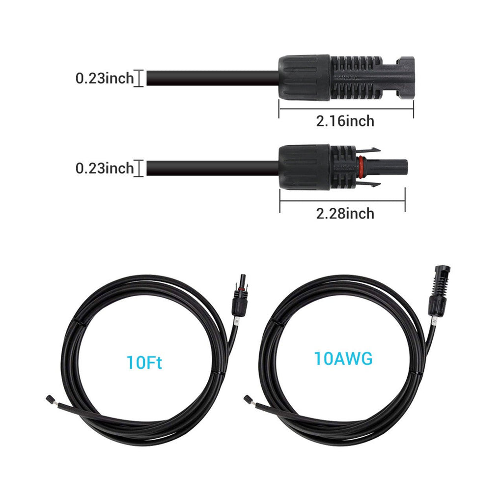 Renogy 10 AWG Solar Panel to Charge Controller Adaptor Kit - Off Grid Stores