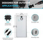 Renogy 100W 12V Solar Starter Kit with 20A MPPT Charge Controller