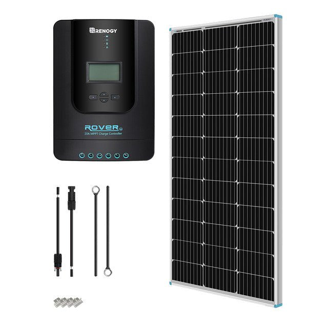 Renogy 100W 12V Solar Starter Kit with 20A MPPT Charge Controller