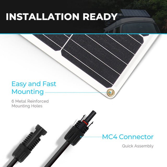 Renogy 175 Watt 12 Volt Flexible Monocrystalline Solar Panel